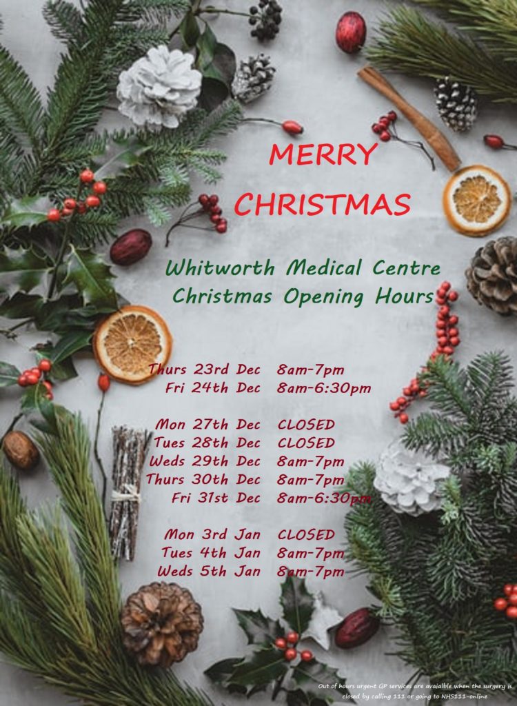 Category Practice News Whitworth Medical Centre