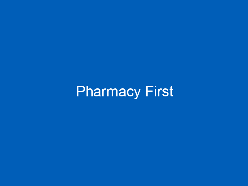 Pharmacy First The Ivy Medical Group