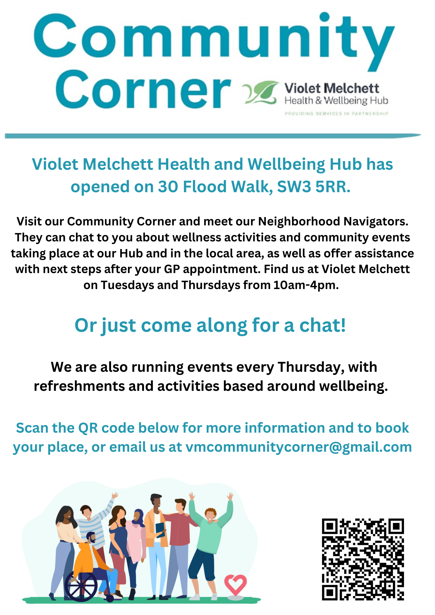 Community Corner Violet Melchett Kensington Park Medical Centre
