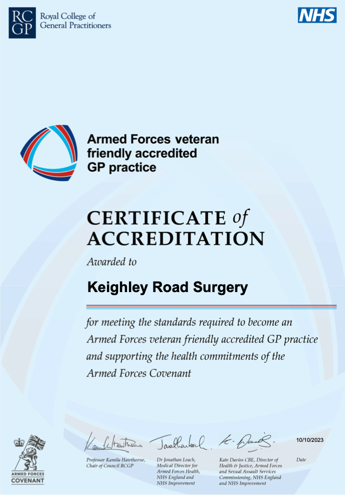 About Our Surgery Keighley Road Surgery