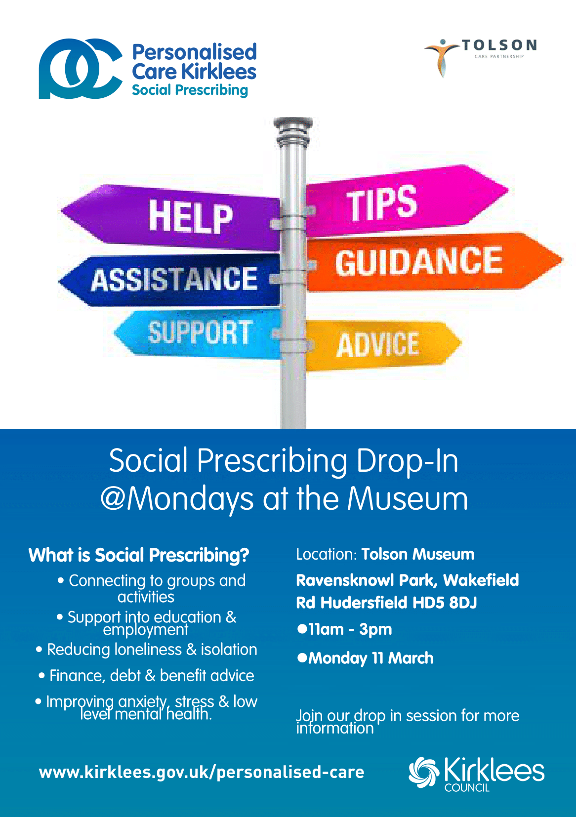 Social Prescribing Drop In Dalton Surgery
