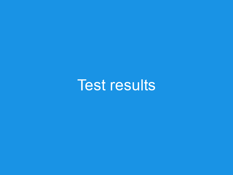 Test results Bulkington Surgery