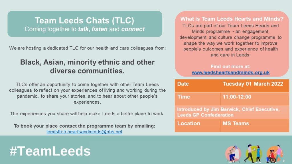 Team Leeds Chat 1st March 2022 Leeds GP Confederation