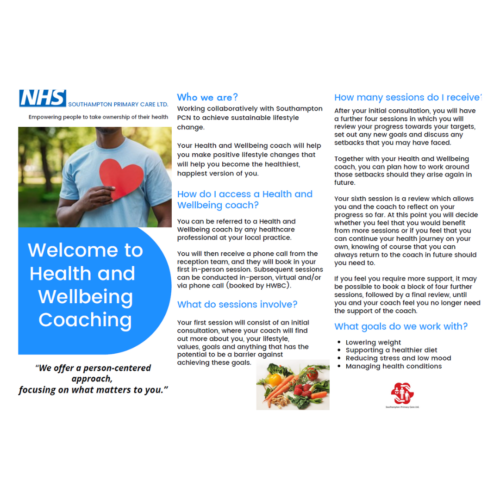 Health and Wellbeing Walnut Tree Surgery