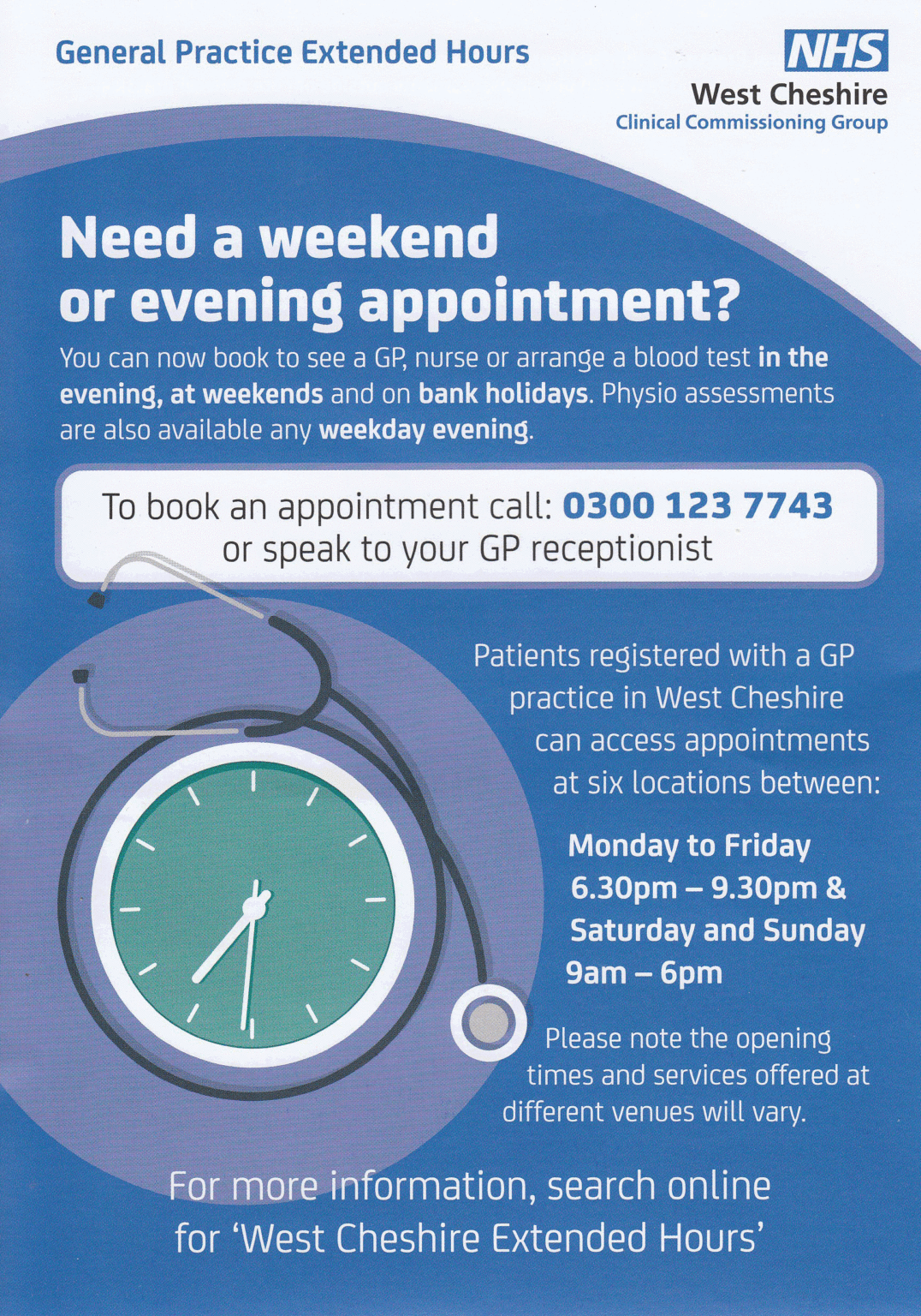 Bunbury Medical Practice Vicarage Lane, Bunbury, Tarporley, Cheshire